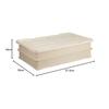 Shinki Gosei Tombo Commercial Food Container, Food Tray, Mochi Box, 12.6L Capacity, Set of 2 (Containers) and 1 (Lid), Ivory, 57.5cm Wide x 35cm Deep