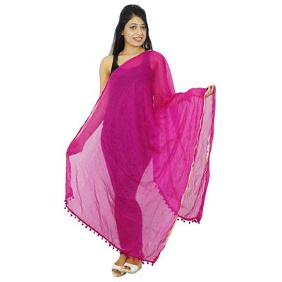 Шарф на шею Dupatta Woman Chunni Chiffon Blend Indian Stole Throw