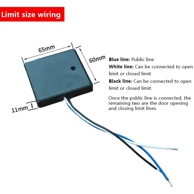 Sliding Door Motor Universal Travel Positioner Magnetic Limit Switch Normalopen (No) Spring Limit Switch Normalclose (Nc)