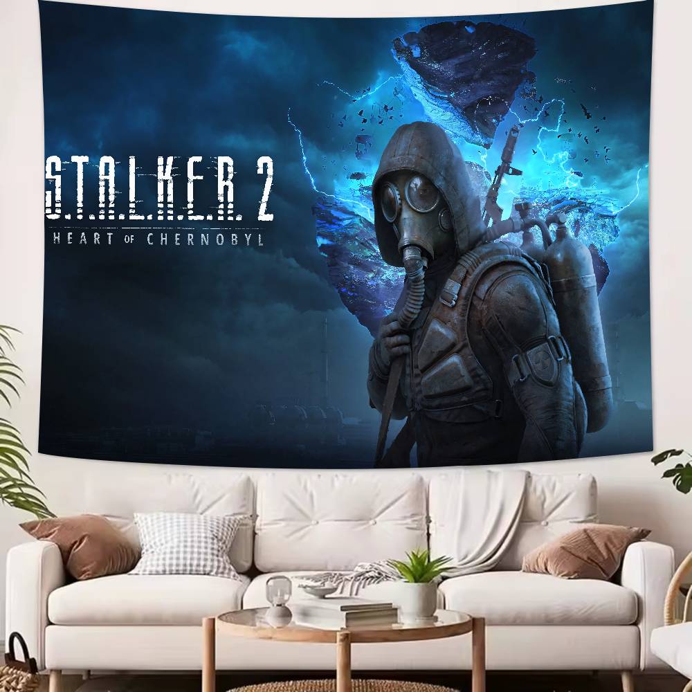 Horror Thriller Adventure Game SSTALKER Series Game Tapestry Decoration Bedroom Dormitory Background Living Room Club Tapestry