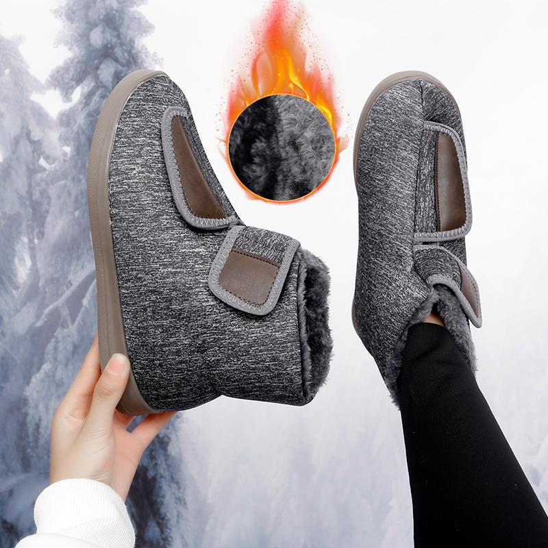 Женские зимние ботинки Высокие кроссовки Зимние ботинки Походные ботинки Повседневные ботинки для девочек Ботинки Охотничьи ботинки Ботильоны с мехом Большие размеры EU 46 серый 2990₽