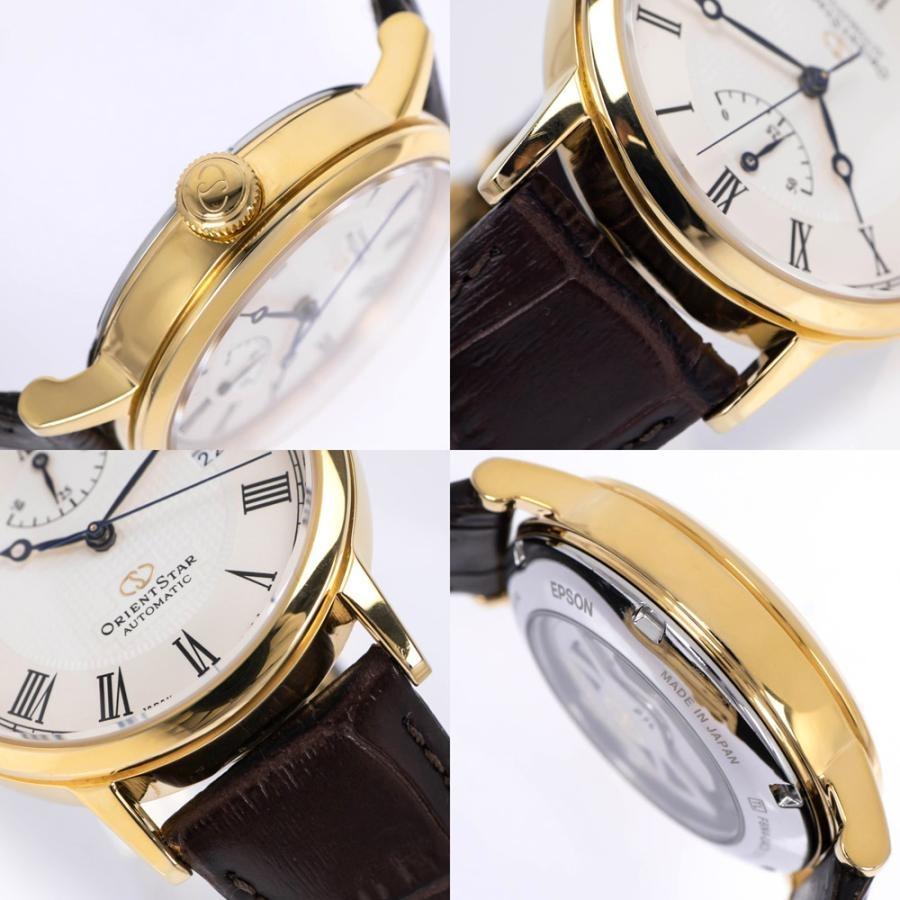 Orient Star RK-AU0001S Elegant Classic Automatic Men's Watch with White Dial Roman Numerals Polished Case Mechanical Movement