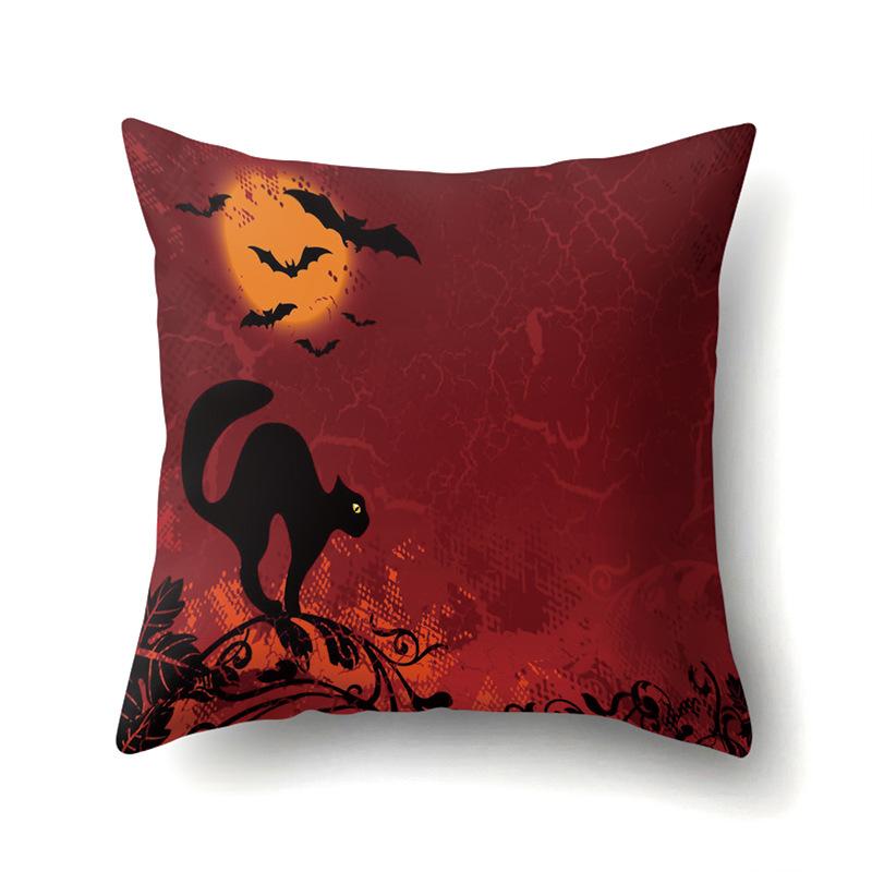 Halloween Kissenbezug Auto Lendenkissen Kürbis Sofa Kissenbezug Büro Zuhause Wohnzimmer Kissenbezug