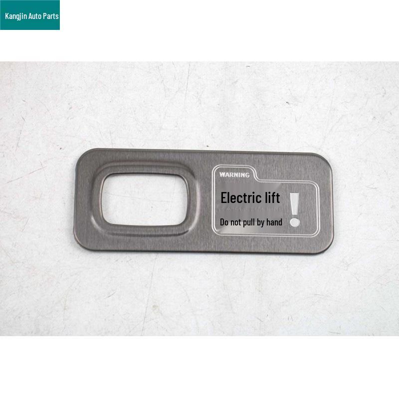Black Titanium Stainless Steel Speaker Cover for Dongfeng Yipai M8 - Front Panel & Middle Triangle Interior Modification
