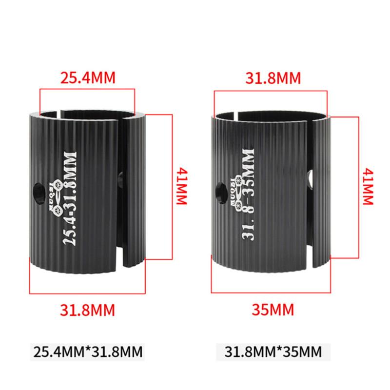 Bike  Handlebar  Shim 25.4mm To 31.8mm/31.8mm To 35mm Aperture Adapte For Mtb Road Bicycle Bar Stem