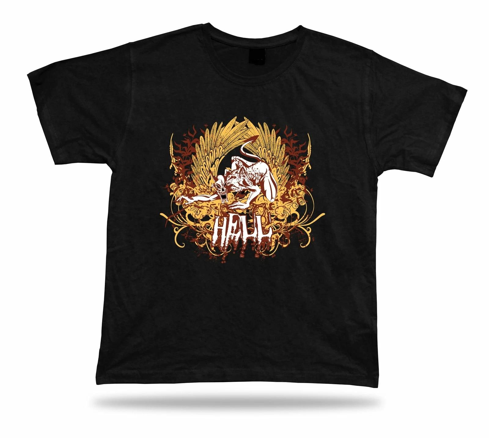 Hell Evil Demon Monster cool new modern t shirt tee desing special apparel idea S
