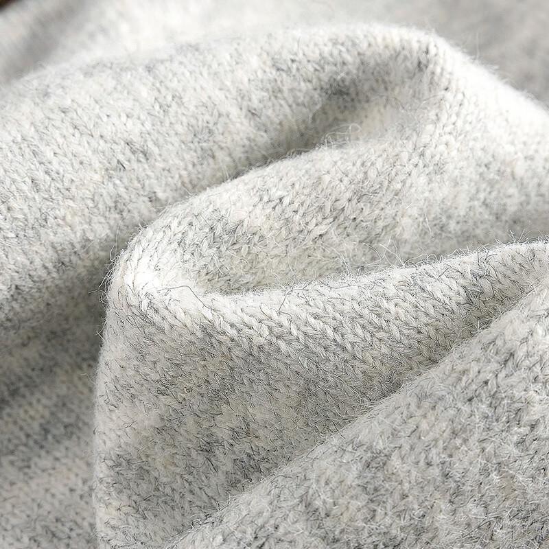 Women's Wool Blend Color Block V-Neck Knit Cardigan