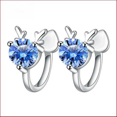 Fairy Forest Zirkon-Ohrclip für Damen – kein Piercing erforderlich