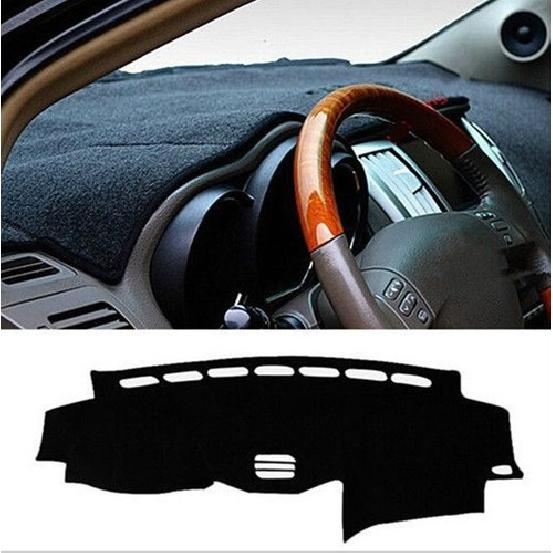 Black Dashmat Dashboard Mat Dash Cover Sun Visor Pad For Lexus RX350 2003-2007