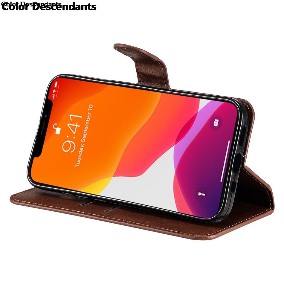 Solid Color Mobile Phone Case For Motorola Moto E7 Plus P40 G7 Power G9 Play E20 E30 E32 E40 G10 G31 PU Wallet Leather Etui Capa