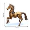 Brass Running Horse Showpiece 30.48 Cm