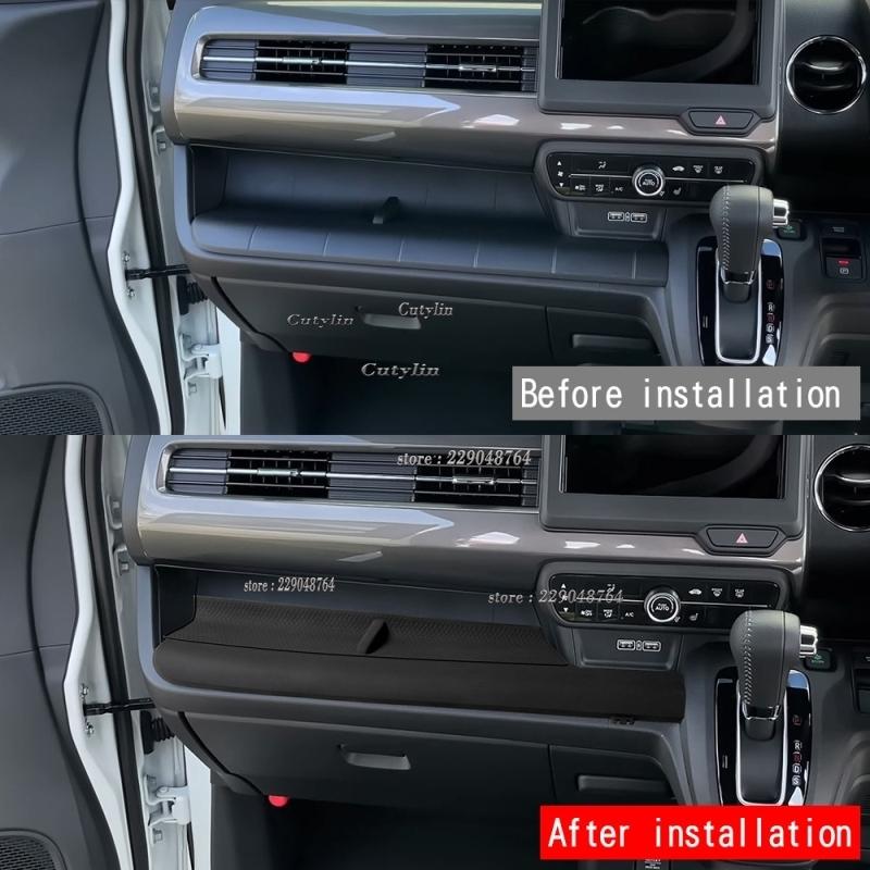 For Honda N-WGN -2025 Silicone Central control Storage water cup holder cover copilot car door window switch protector