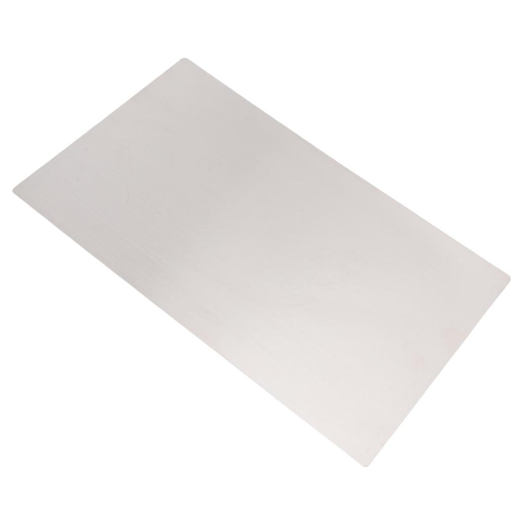 Plaque Adaptatrice Métal Inoxydable pour Machine de Découpe 38x22.5 cm Plaque Universelle de Calage pour Découpe à l'Emporte-pièce Scrapbooking pour Fin