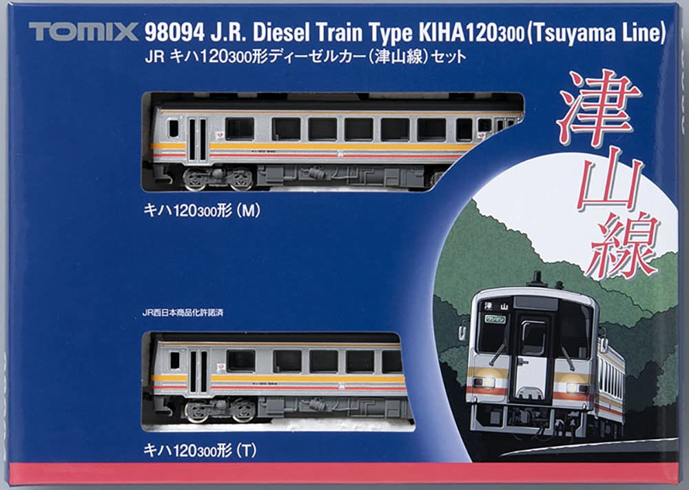 TOMIX N Gauge JR Kiha 120 300 Type Tsuyama Line Set 98094 Railway Model Diesel Car