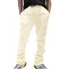 Men's Autumn Winter Solid Color Casual Sweatpants, Loose Straight Leg Long Pants