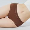 TERMEZY Women's Sexy Mid-Rise Briefs Solid Color Ultra-Light Second-Skin Panties Invisible Seamless Breathable Triangular Underwear