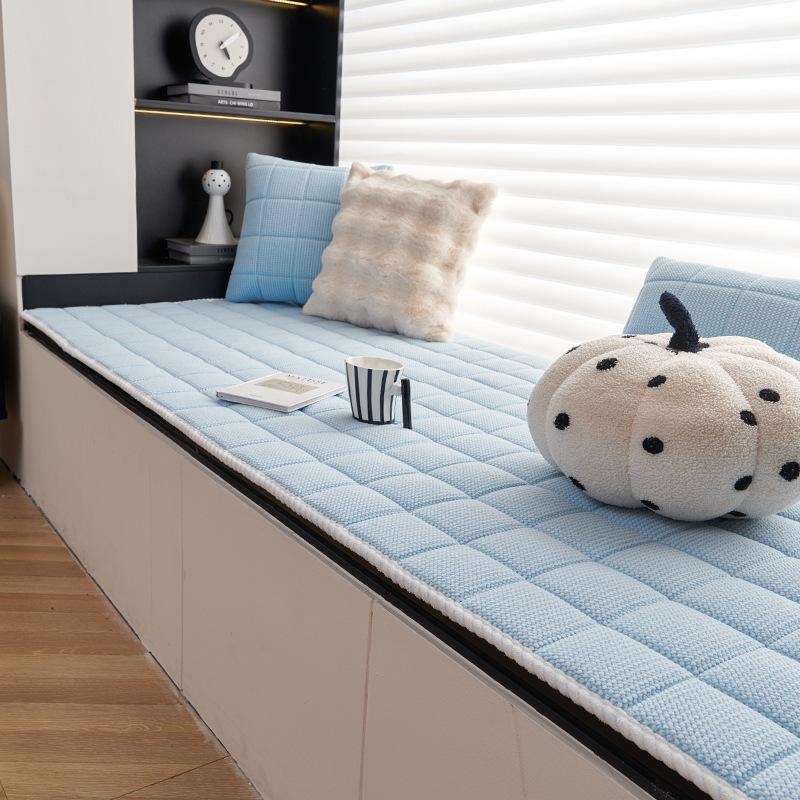 New Bay Window Mat Sponge Window Sill Mat Four Seasons Universal Non-Slip Tatami Bedroom Balcony Internet Celebrity Seat Cushion