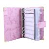 Budgeting PU Leather A6 Notebook Notebook Binder 6 Ring Binder Marble Notebook Marble Budget Binder