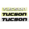 Rlapg3 Dla Hyundai Tucson Naklejka Metalowy Chromowany Czarny Logo Emblemat Tucson Litery Tabliczka z Nazwą Naklejka Odznaka Bagażnika Samochodu Akcesoria