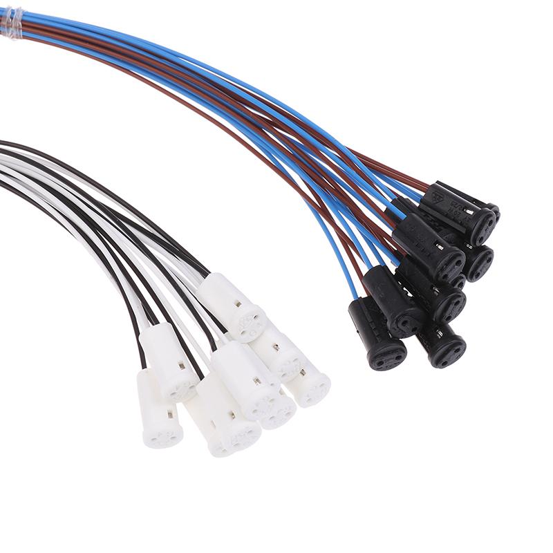 10Pcs/Lot 60Cm Length G4 Lamp Socket Stable Inner Wire Miniature Led  Lamp Holder Light Bulb Halogen Light Bulb Base