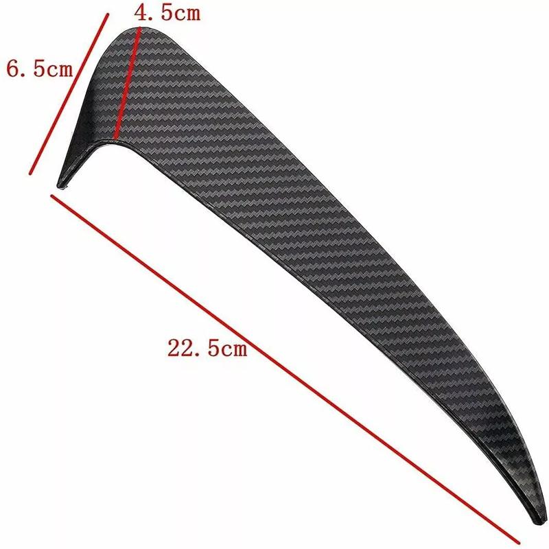 Car Rear Bumper Spoiler Side Canard Air Vent Cover For Mercedes Benz C Class W205 4 Door C180 C200 C250 C300 2010-2018