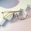 Chic Polygon Women's Clear Lens Glasses - Blue Light Blocking TR Frame