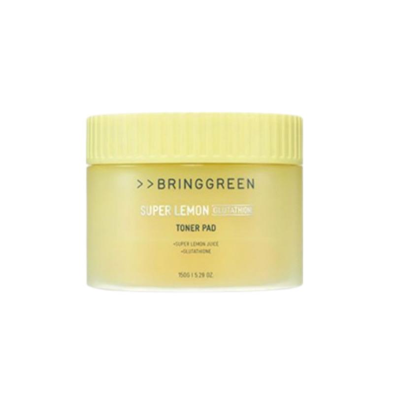 BRINGGREEN Super Lemon Glutathione Toner Pads 90pcs + 90pcs Refill