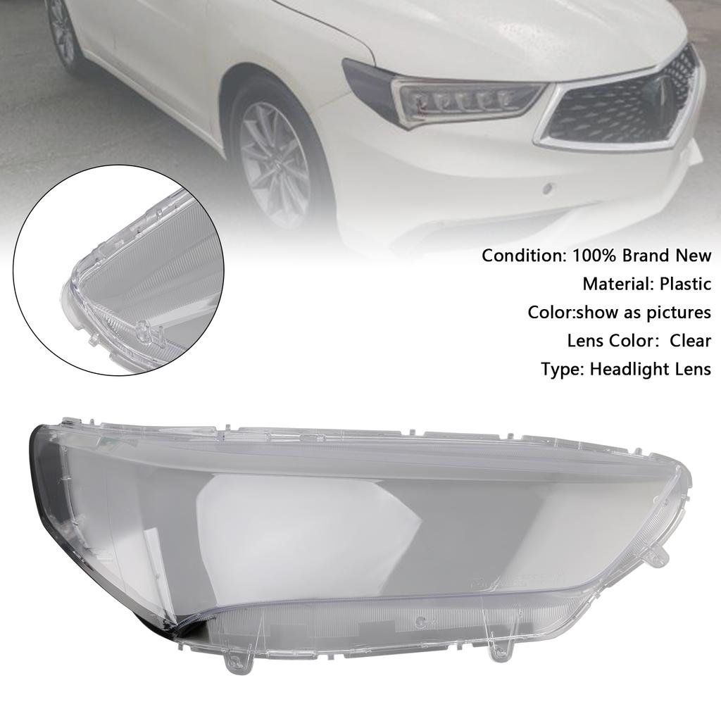 Right Headlight Lens HeadLamp Cover Shell For Acura TLX 2018-2020