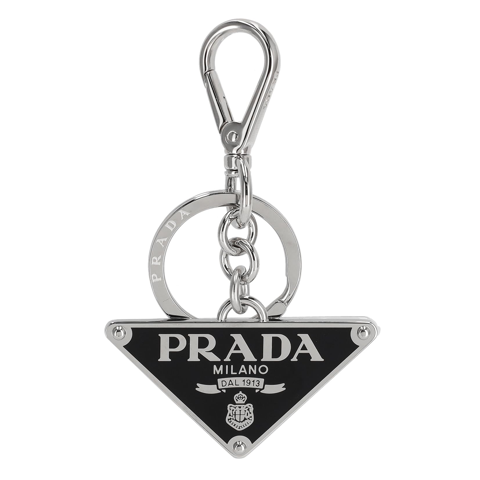 

Prada Key Ring 1PS057 AC/NE Unisex [Parallel Import]