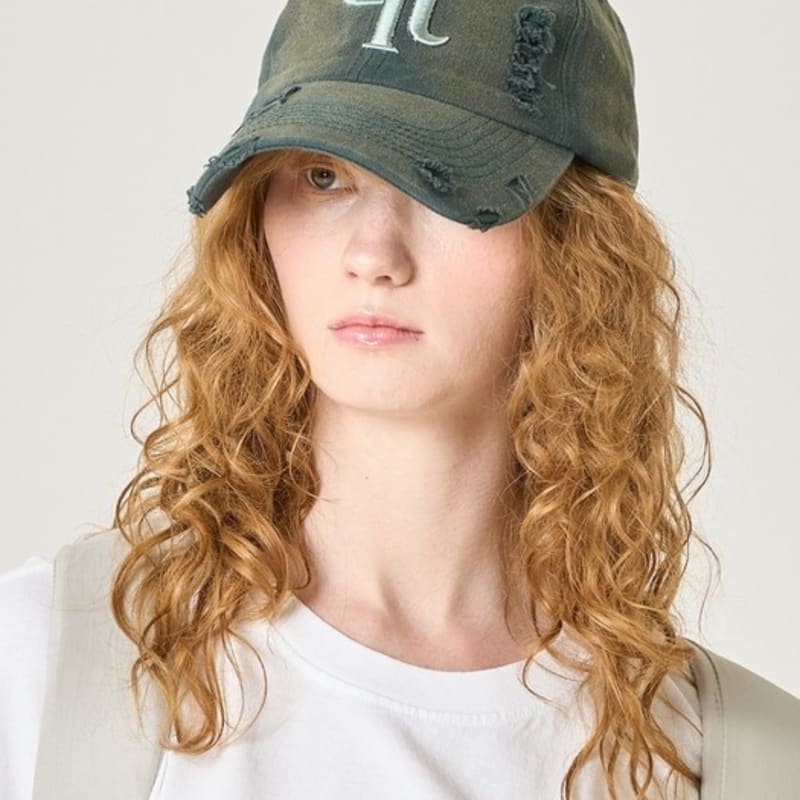 

ELLIOTI Brush Washed Ball Cap_Deep Green FREE