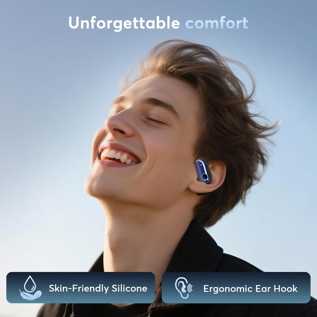 168 Languages AI Live Translation Earbuds Bluetooth 5.4 Touch Screen Earphones Real-Time Headphones Translator Fit iOS Android Ideal Business Learning