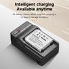 1800mAh NB-6L NB6LH NB-6LH Camera Battery with Dual Slot Charger For Canon PowerShot D30 D10 S120 S90 SX700HS IXUS210 SD35001S