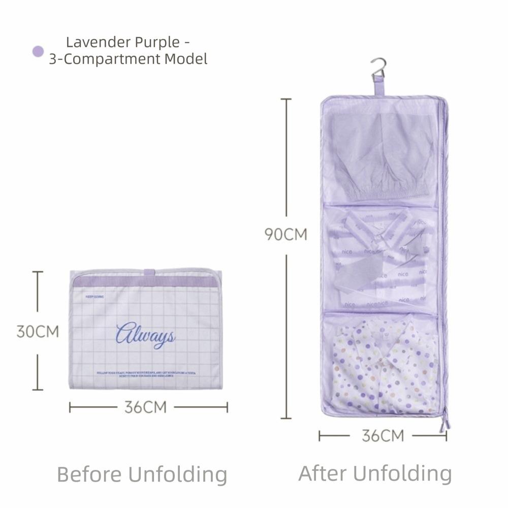 Breathable Underwear Storage Bag Foldable Closet Organizer Bag Hanging Storage Bag Closet Storage