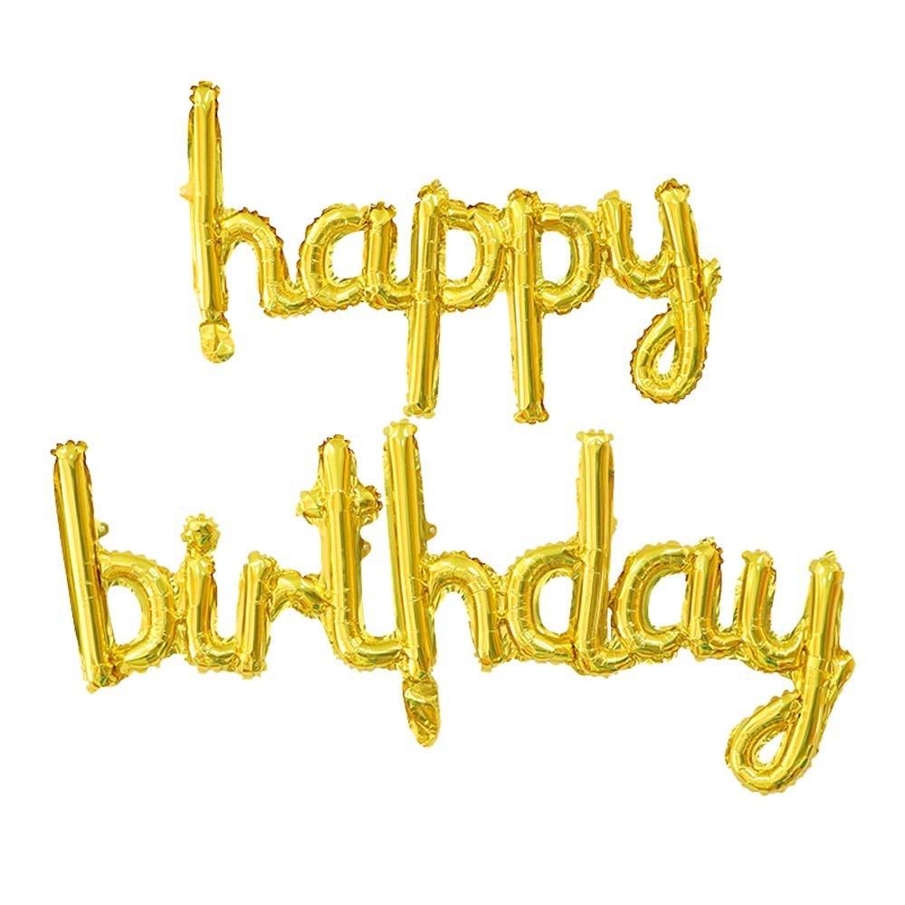 Premium Happy Birthday Aluminum Foil Balloons Ideal For Memorable Celebration Events