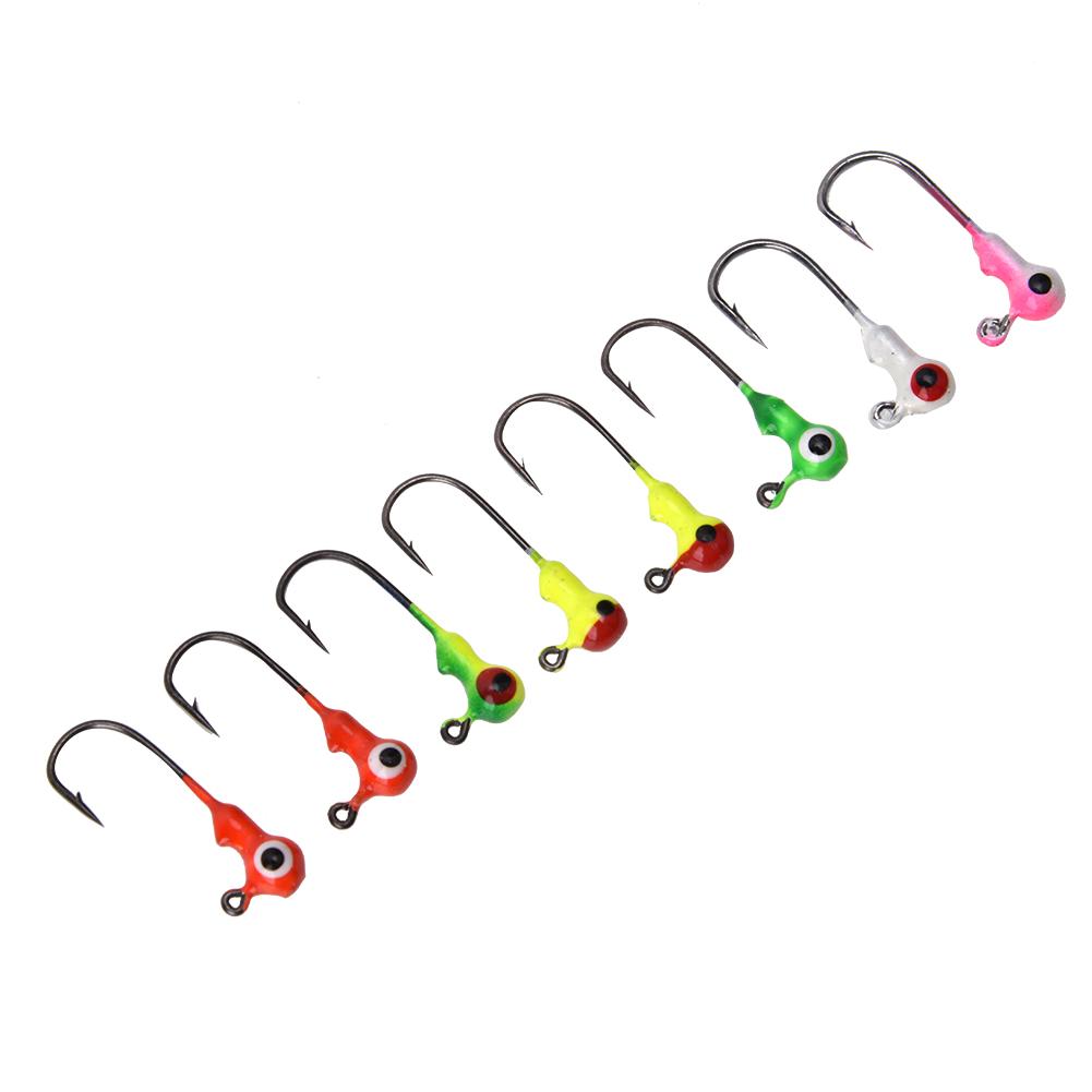 50PCS 2cm 1g Durable Metal Fishing Hooks with Sharp Barb Hook Fishers Accessory