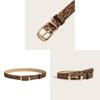 Simple Chic Womens Denim Belt With Gold Eggshaped Buckle For Casual And Work Looks