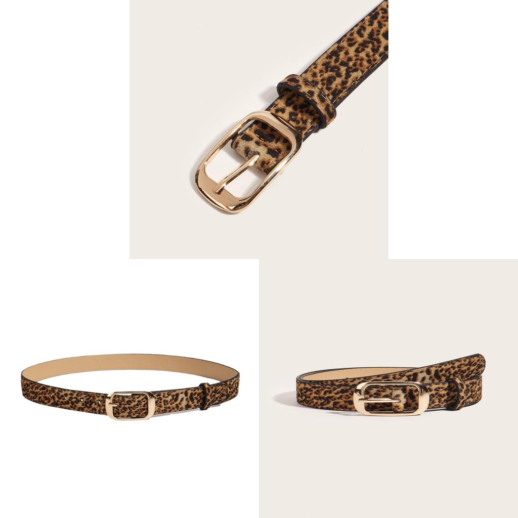 Simple Chic Womens Denim Belt With Gold Eggshaped Buckle For Casual And Work Looks