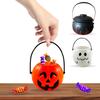Halloween Candy Bucket with Handle Mini Candy Holder Handheld Candy Pot Portable Candy Container for Trick Or Treat