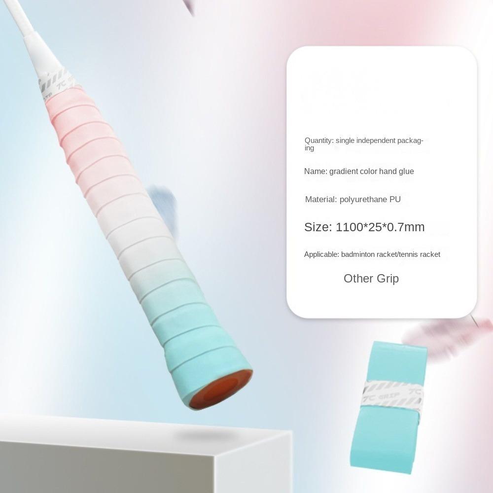 

Градиентная ручка для бадминтонной ракетки, намотка, напульсник, резиновая ручка для теннисной ракетки, аксессуары для ракеток 9