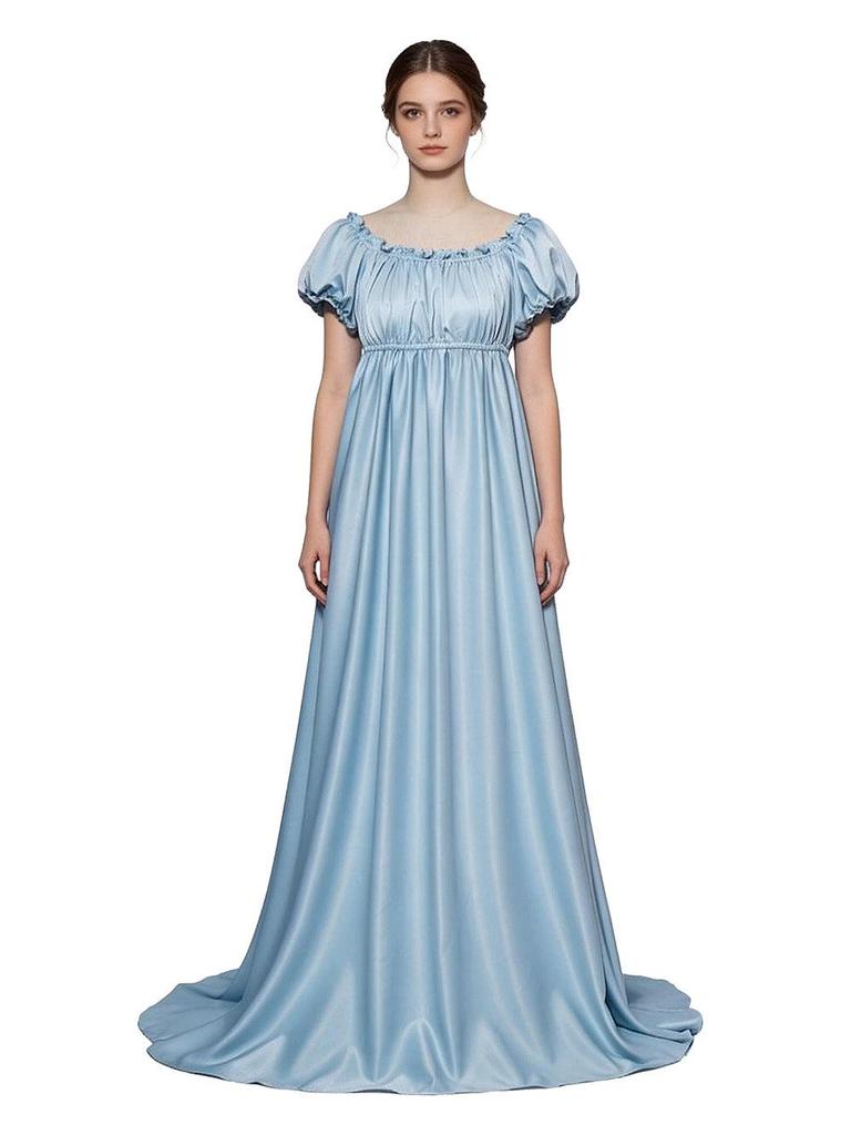 Bridgerton Medieval Retro Ball Gown Cosplay Dress for Stage Performance