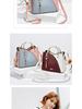 2025 Women's Trendy Korean Style Color Block Handbag, Large Capacity Single Shoulder Crossbody Bag