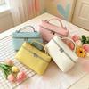 Premium Simplicity Dopamine Color Single Crossbody Bags Litchi Texture Soft Box Bag Daily Commuting Versatile Small Square Bag