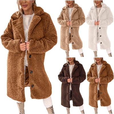 Womens Long-Sleeve Button Front Warm Casual Raglan Vintage Jacket With Pockets Coat Outwear