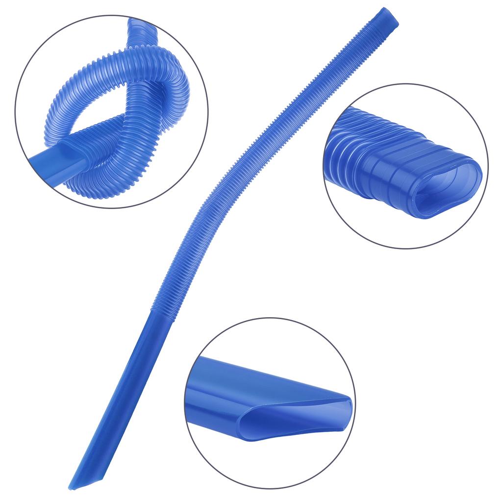 4pcs Reusable Flexible Vacuum Hose Attachments Heavy Duty Corners Gaps Dryer Vents Cleaning Hard Reach Areas Universal Fit