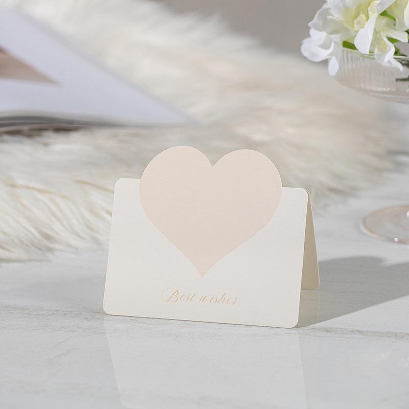 

Creative Morandi Color Love Greeting Card Holiday Universal Gift Card for Valentine s Day Christmas Greeting Card Party Supplies 1PC