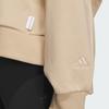 Adidas Verbiage Full-Zip Embroidered Hooded Jacket Women Outerwear Magic-Light-Brown IZ4568
