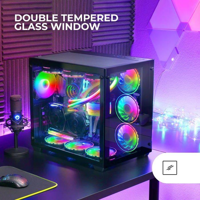 Boitier PC - Mars Gaming - MCV3 - E-ATX - Double Vitrage - Capacité XXL