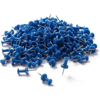 200PCS Colored Plastic Push Pins Decorative Map Thumb Tacks with Steel for Bulletin Board and DIY Craft Home Less
