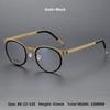 Dänisches Design Optische Brillenbügel Herren 9704 Luxusmarke Reines Titan Brillenbügel Damen Korrektionsbrille Lesebrille