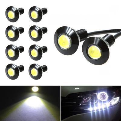 23mm Eagle Eye LED Bulb,DRL Light Ultra Thin Waterproof Black Aluminum Shell Car Motorcycle Turn
